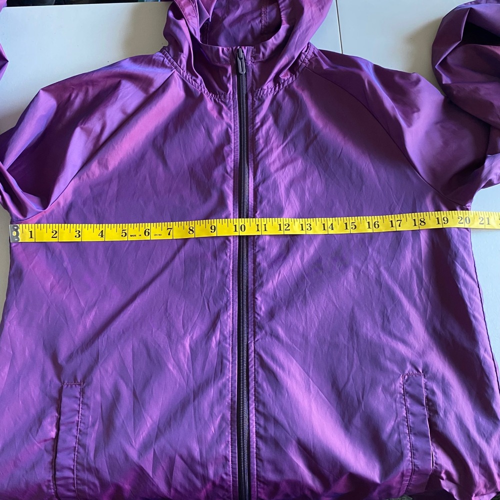 UNDER ARMOUR Storm Woven Windbreaker Size Small Iridescent Purple Full-Zip Run - Picture 11 of 13